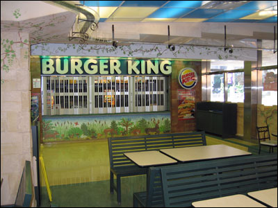 Burger King inside SickKids Toronto.